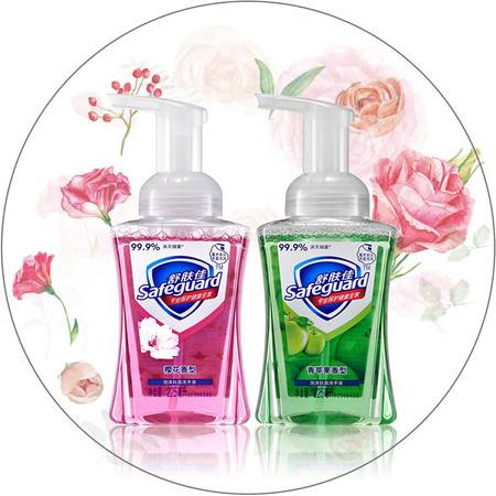 细品舒肤佳新品 樱花与青苹果交织的清新守护——樱花青苹果泡沫抗菌洗手液2瓶特惠装使用与测评